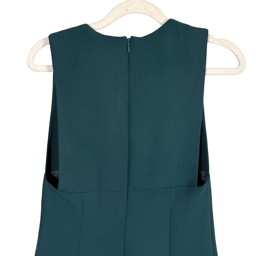Wilfred Aritzia Montbrun Jewel Tone Dark Green Dress Size 6 Classic Minimalist - Picture 11 of 12